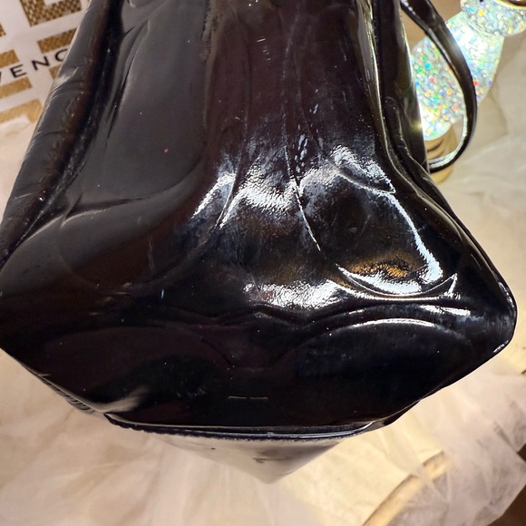EUC Coach Black Patent Leather Black Shoulder bag - Picture 10 of 12